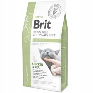 BRIT VETERINARY DIETS karma dla kotów cukrzyca 5kg