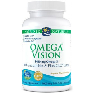 Nordic Naturals Omega Vision Z Luteiną I Zeantaksyną 60 Kapsułek Miękkich