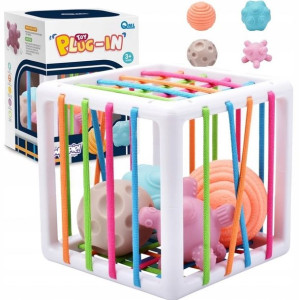 Elastyczna Kostka Sensoryczna Sorter 4 Klocki 5 El