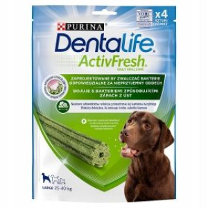Purina Dentalife ActivFresh Large przysmaki 4szt