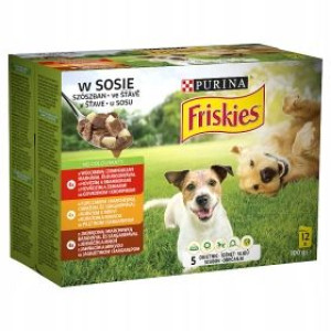 Purina Friskies Adult Karma dla psów 12x100g