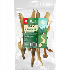 Uszy Królicze Dla Psa 100% Natura - 10szt - Maced