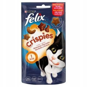 Felix Crispies wołowina kurczak 45g przysmak