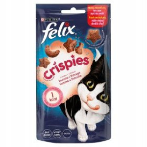 Felix Crispies łosoś pstrąg 45g przysmak dla kota