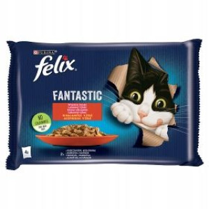 FELIX FANTASTIC dla kota królik jagnięcina 4 x 85g