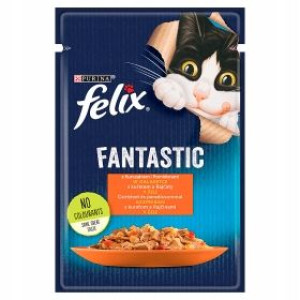 FELIX FANTASTIC dla kota Kurczak, Pomidor 85g