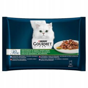 Gourmet Perle cielęcina, wołowina pstrąg 4x85g