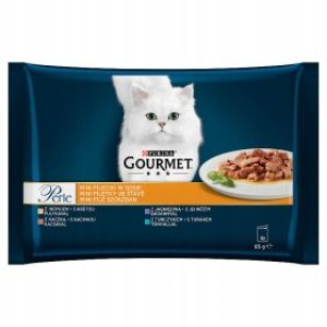Gourmet Perle indyk tuńczyk kurczak jagnię 4 x 85g