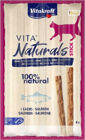 Kabanos Vita Naturals Cat Stick łosoś 4x5g