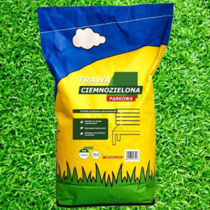 PRODUKT POLSKI* Trawa parkowa/ogrodowa ciemna zieleń 10 KG! PIĘKNY TRAWNIK*