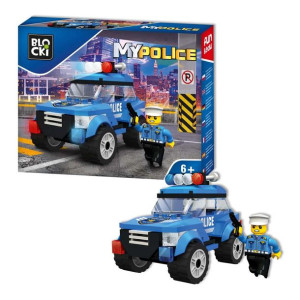 Radiowóz patrolowy Klocki Blocki MyPolice 111el