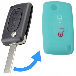 Citroen Peugeot Etui Silikonowe Fluorescencyjne