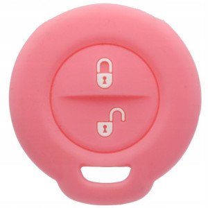 Case Etui Silikonowe Kluczyka Smart Fortwo Różowe