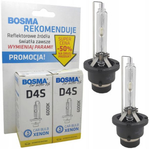 2x Bosma Żarówka Żarnik Xenon Ksenon D4s 6000k 35w