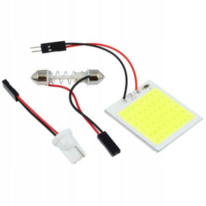 W5w C5w T10 Led Panel Moduł Cob 48 Mocna Biała