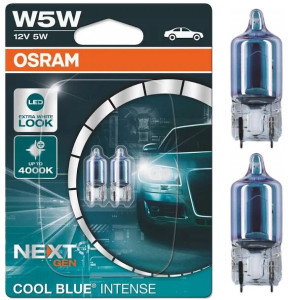 Żarówki Osram W5w Cool Blue Intense 4200k 12v