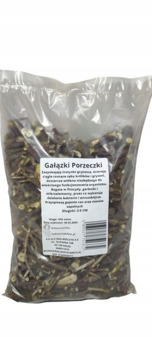 Gałązki Porzeczki 1kg - Przysmak Królika Gryzonia