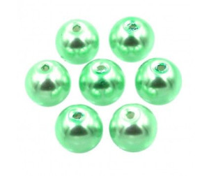 63 Koraliki Szklane Perły Perła Kule 8mm 20szt