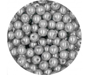 34 Perła Perły Perełki Szklane 6mm 30szt