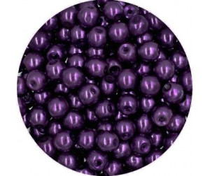 76 Perła Perły Perełki Szklane 6mm 30szt