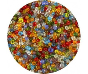 Koraliki Drobne Seeds 2mm Szklane 30 Gram Mix