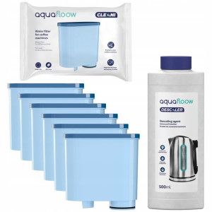 Odkamieniacz 500 Ml + 6x Filtr Do Ekspresu Saeco