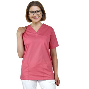 Bluza chirurgiczna malinowa roz. XL