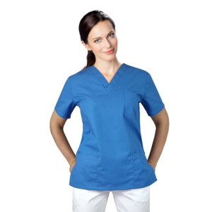 Bluza medyczna, chirurgiczna damska  kolor jasny niebieski - XXL