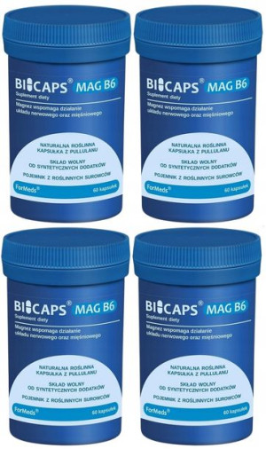 ForMeds Cytrynian Magnezu Bicaps MAG B6 Magnez