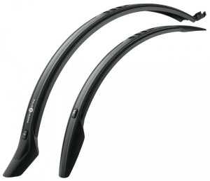 Błotniki  VELO 55 Cross 28" zestaw, czarne