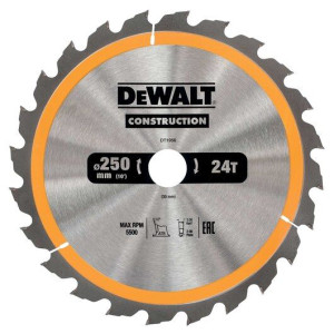 Piła Tarczowa Do Drewna 250/30mm, Dt1956-qz Dewalt