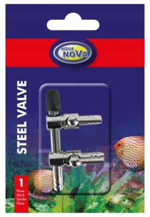 Zawór zaworek Z regulacją 4/6mm metalowy 2 wyjścia