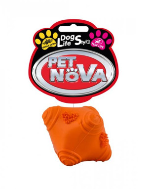 Pet Nova zabawka PIŁKA wariatka 5cm pomarańczowa