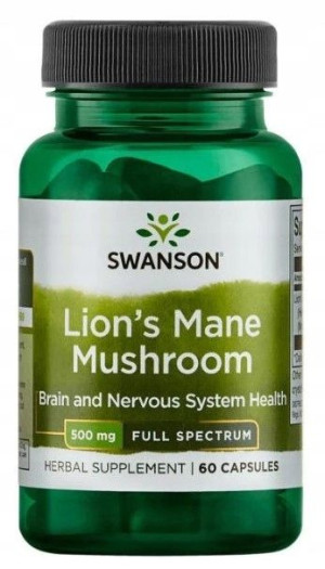 Swanson Lion's mane Soplówka jeżowata Hericium
