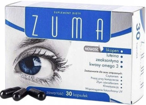ZUMA luteina kwasy OMEGA wzrok 30 kaps.