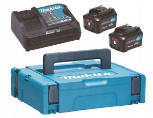 Zestaw Makita 2 x BL1041B + DC10SB + MAKPAC