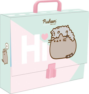 Teczka z rączką A4 9cm Pusheen Majewski