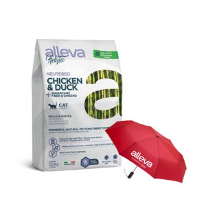Alleva Holistic (Sterilized) Chicken & Duck + Aloe vera & Ginseng 10kg + Pa