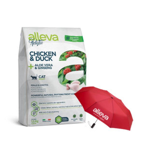 Alleva Holistic (Adult Cat) Chicken & Duck + aloe Vera & Ginseng 10kg + Par