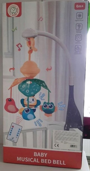 Karuzela do Łóżeczka Pozytywka Zabawki Grzechotki