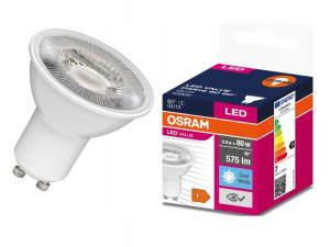 Żarówka LED GU10 6,9W=80W 575lm 3000K 60° OSRAMŻar