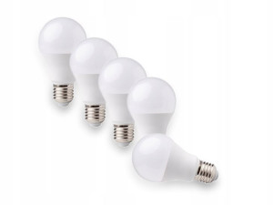 5x Żarówka LED E27 10W 900lm 6000K Biała Zimna