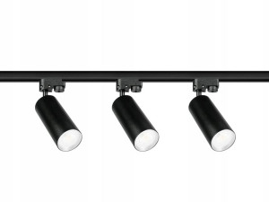 Oświetlenie Szynowe LED 3x Lampa GU10 Spot 1m