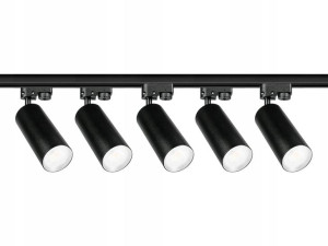 Lampa Szynowa Sufitowa 5x Reflektor Tuba GU10 3m