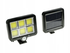 Halogen solarny LED lampa z czujnikiem ruchu PIR