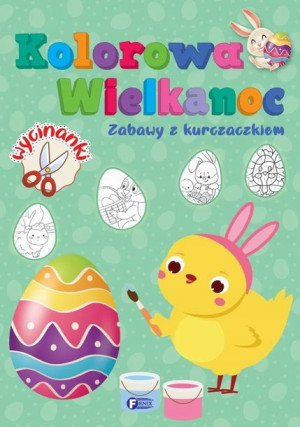 Kolorowa Wielkanoc Zabawy z Kurczaczkiem Malowanka