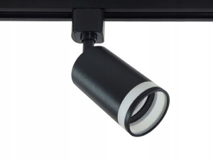 Lampa szynowa LED czarna reflektor GU10 na listwę