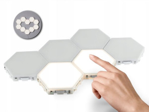 6 sztuk Lamp Modułowych Plaster Miodu + zasilacz