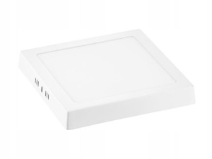Lampa natynkowa biała LED kwadratowa 17x17 12W