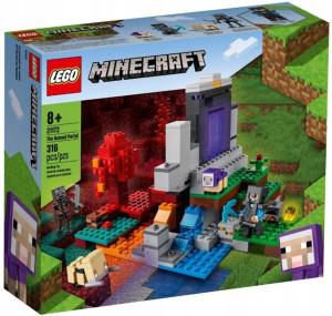 Lego Minecraft Zniszczony Portal 21172